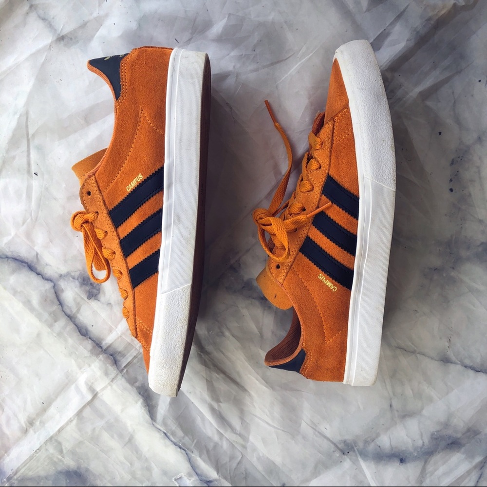 Adidas Campus Vulc II Gold/Blk Suede Men's Size 7